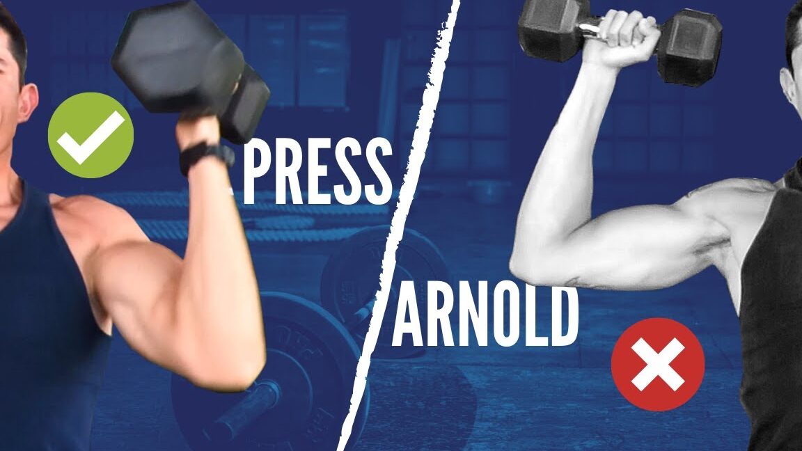 Cómo hacer el press militar con mancuernas de Arnold.