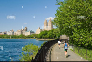 Distancia del circuito de running en Central Park.