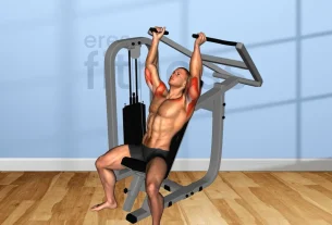 Ejercicio Press de hombros desde el suelo para fortalecer deltoides y tríceps.
