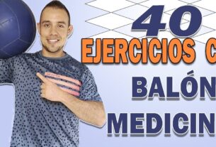 Ejercicios con balón medicinal: lanzamientos sobre el hombro