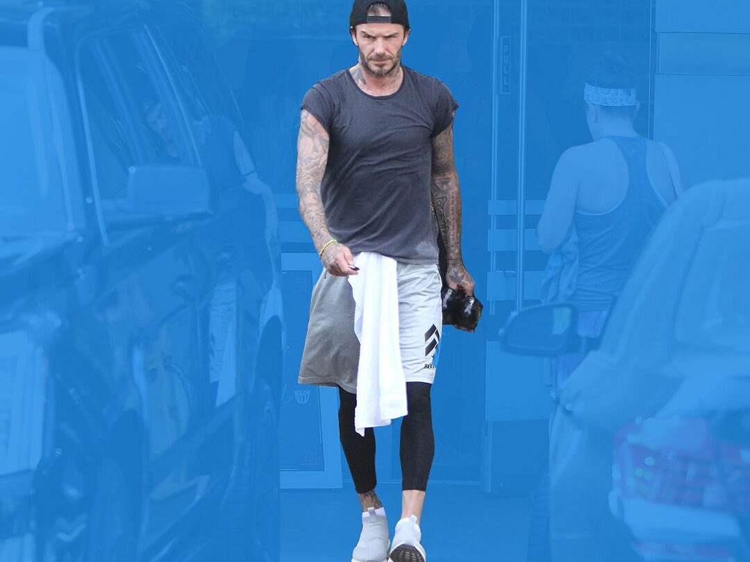 El físico de David Beckham sin camiseta: un referente de fitness.