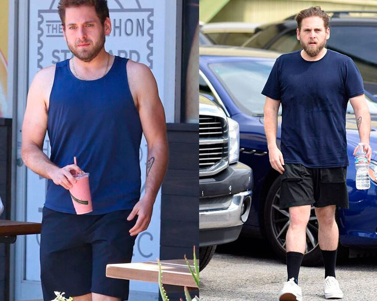 Jonah Hill muestra su nueva forma física.