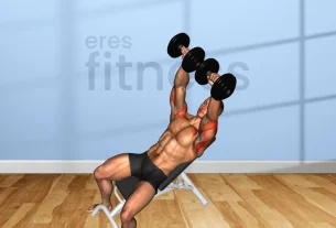 Músculos trabajados en el ejercicio de elevación de mancuernas hacia el pecho