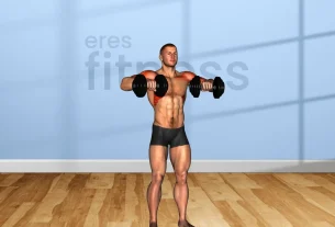 Músculos trabajados en el press de hombros con mancuernas