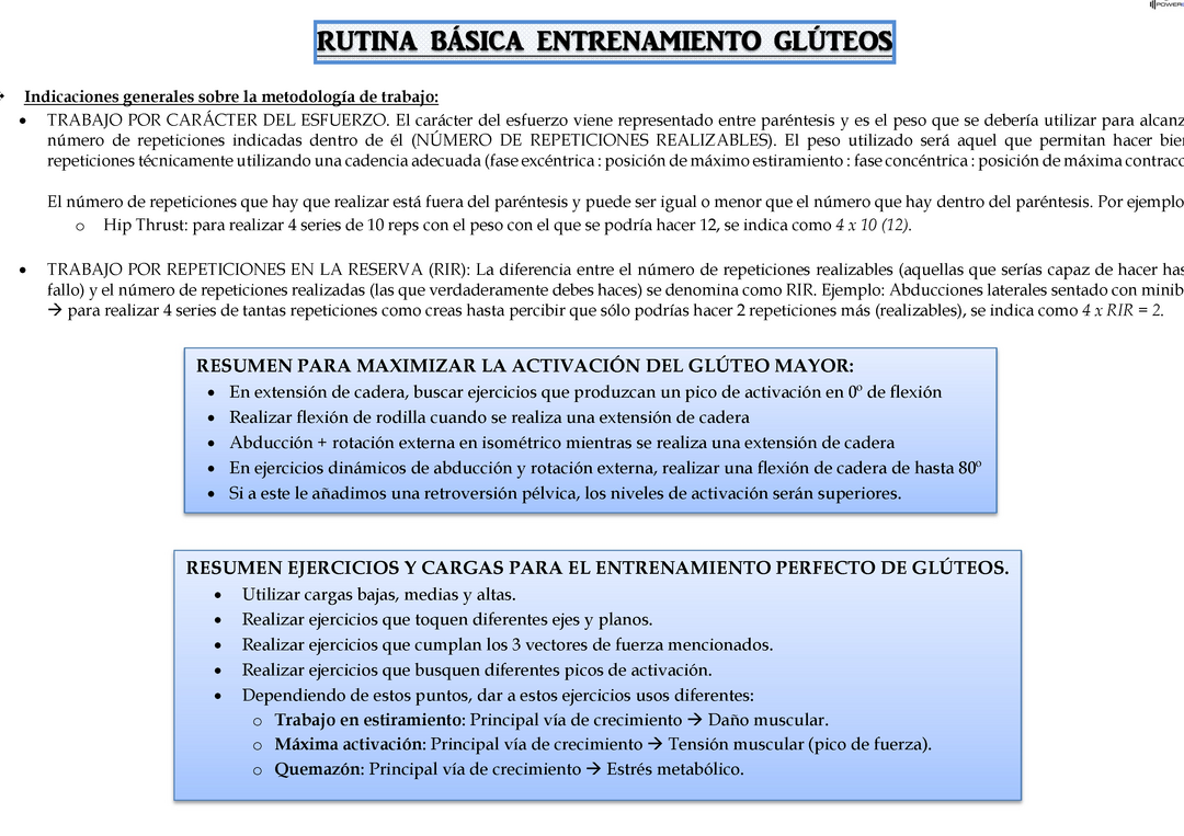 Rutinas de ejercicios con flex bar en formato PDF.